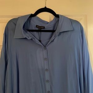 NWT Nailah Button Down Tunic — Universal Standard — Size XS (10-12) - Azure